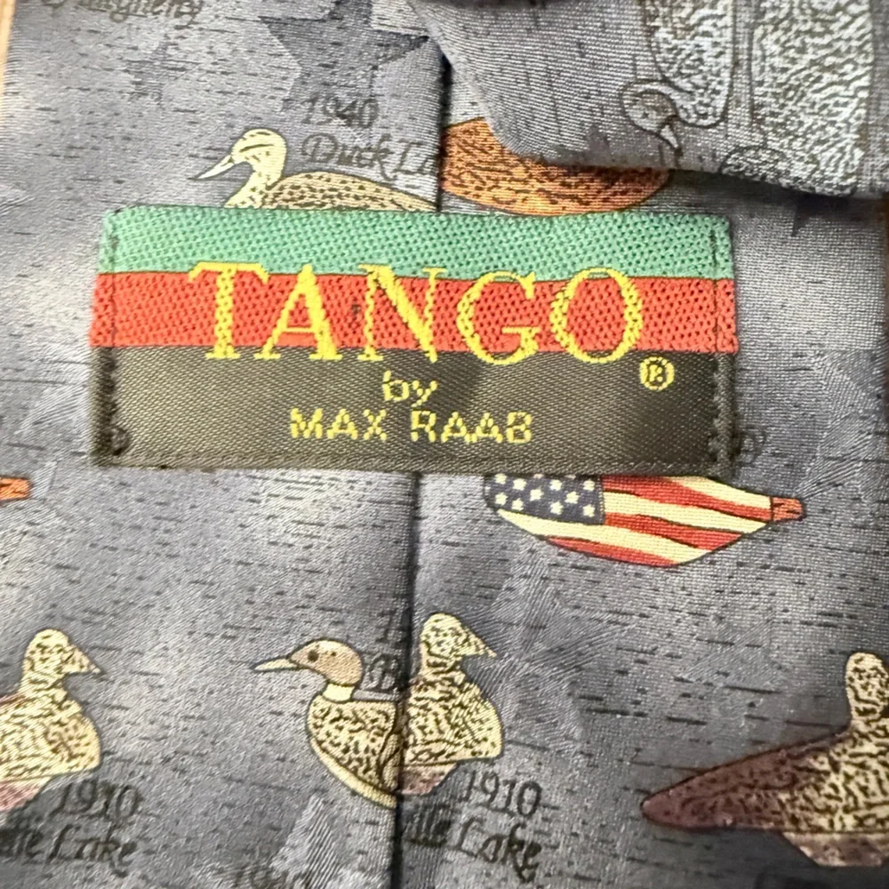 Tango by Max Raab Duck Decoys Americana Series Neck Tie Size 58